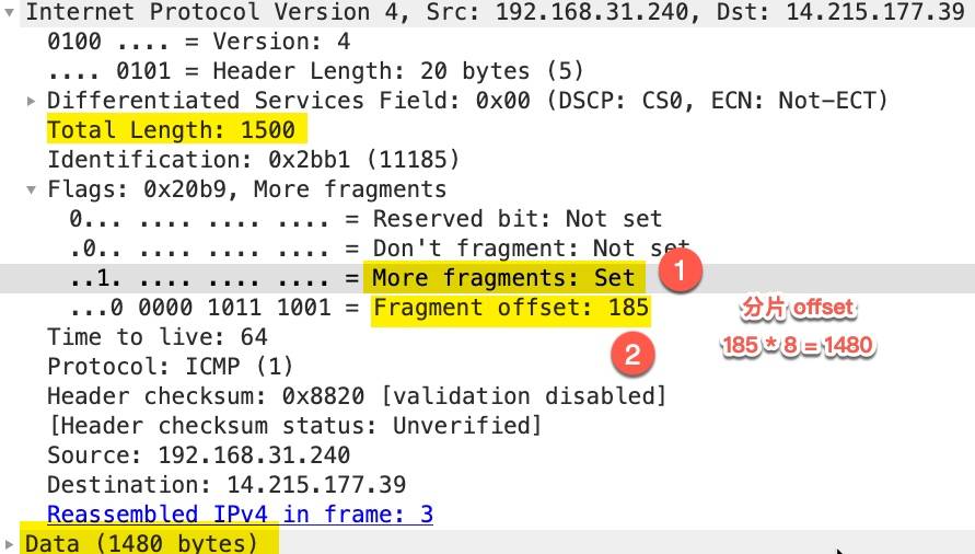 Ip Offset Network protocol learning | TCP